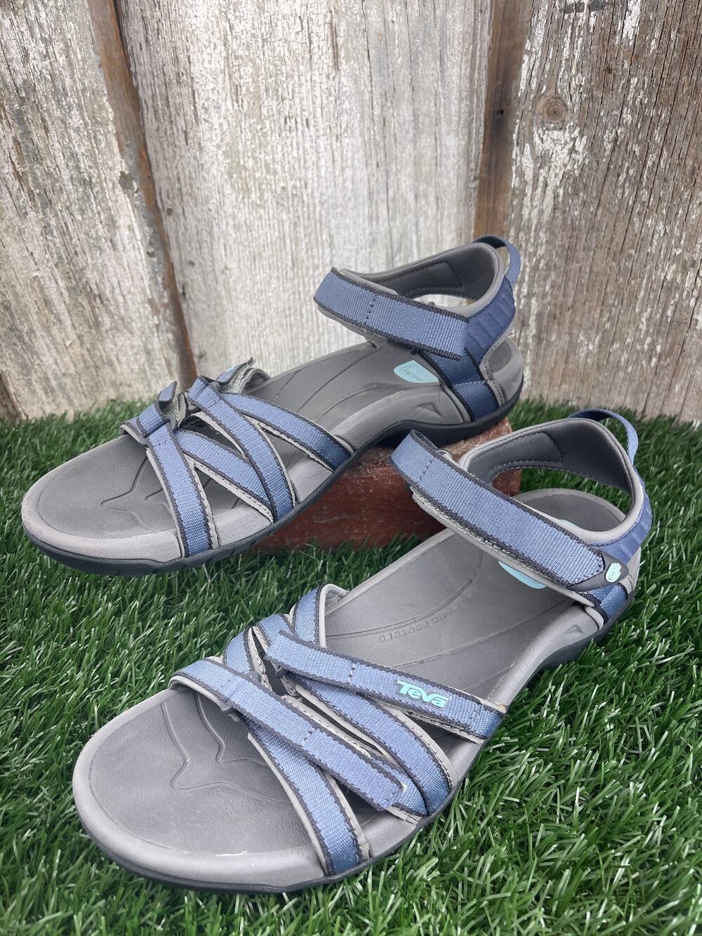 Teva Tirra Dusty Blue Outdoor Hiking Sandals Women's 10